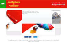 Tablet Screenshot of idealhardwarepaint.com